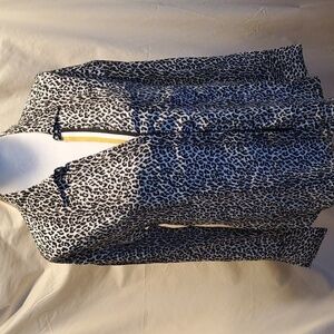 Peyton Jensen Cheetah Print Blouse SZ XS